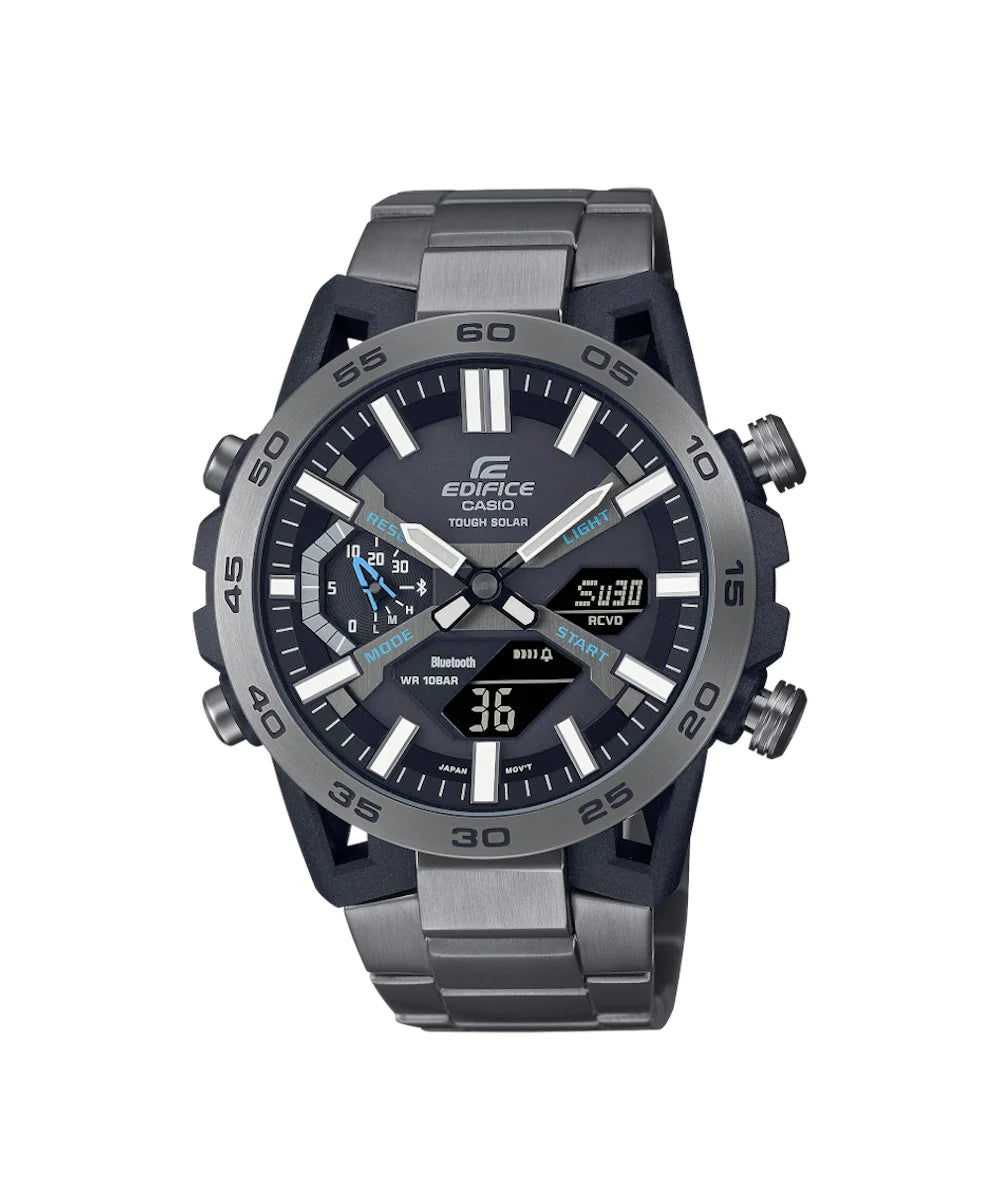 RELOJ ANALÓGICO-DIGITAL PARA HOMBRE CASIO EDIFICE ECB-2000DC-1ADF - NEGRO