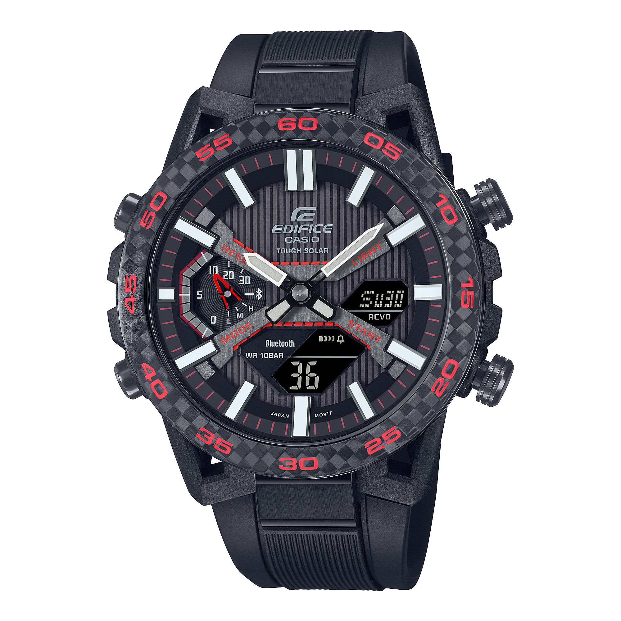 RELOJ ANALÓGICO-DIGITAL PARA HOMBRE CASIO EDIFICE ECB-2000PB-1ADF - NEGRO