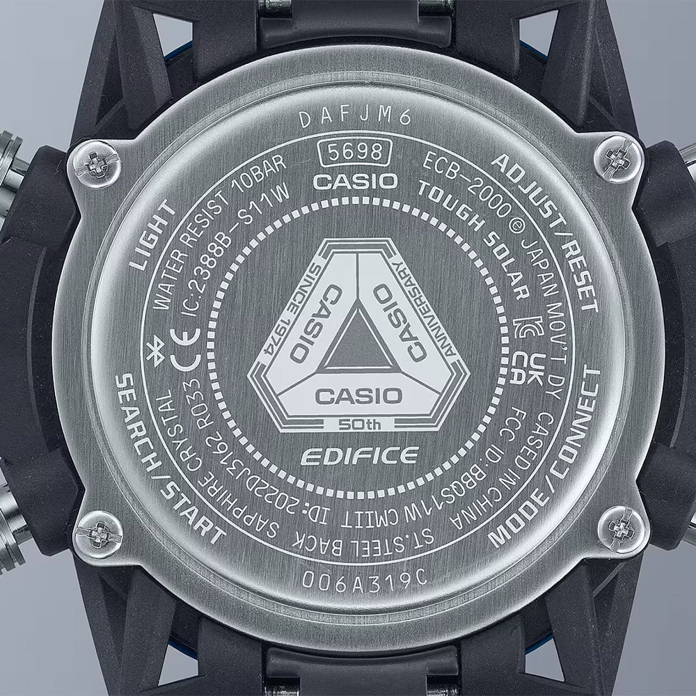 RELOJ ANALÓGICO-DIGITAL PARA HOMBRE CASIO EDIFICE ECB-2000SS-2ADR - AZUL