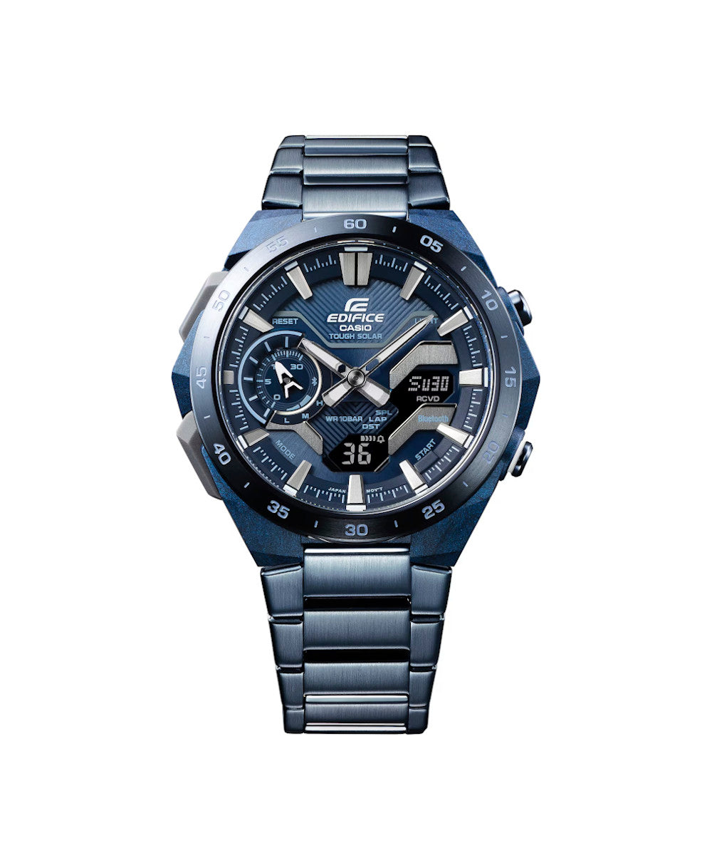 RELOJ PARA HOMBRE CASIO EDIFICE ECB-2200CB-2ADF -AZUL