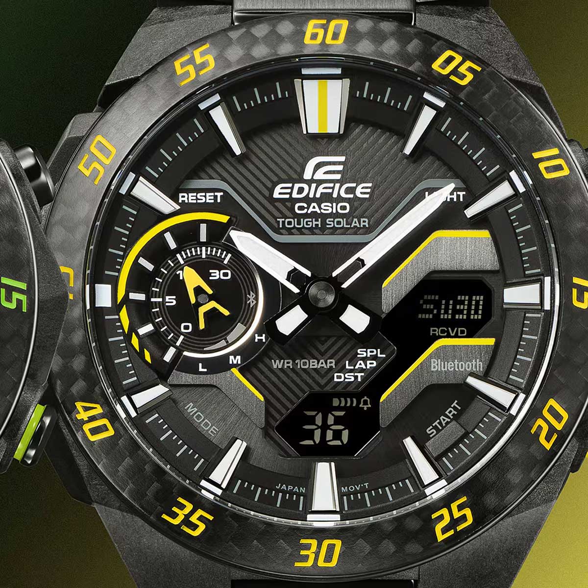 RELOJ ANALÓGICO-DIGITAL PARA HOMBRE CASIO EDIFICE ECB-2200RC-1A9DF - NEGRO