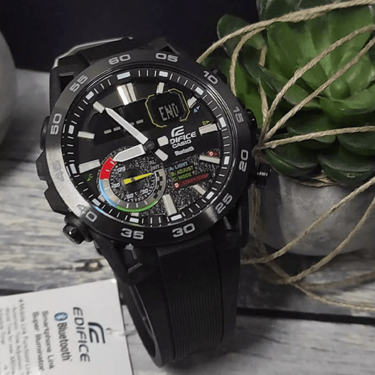 RELOJ ANALÓGICO-DIGITAL PARA HOMBRE CASIO EDIFICE ECB-40MP-1ADF - NEGRO