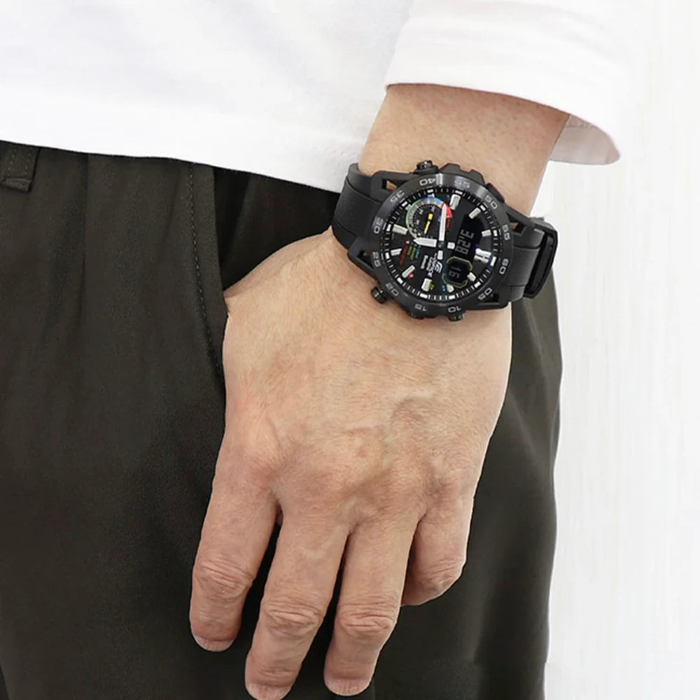 RELOJ ANALÓGICO-DIGITAL PARA HOMBRE CASIO EDIFICE ECB-40MP-1ADF - NEGRO