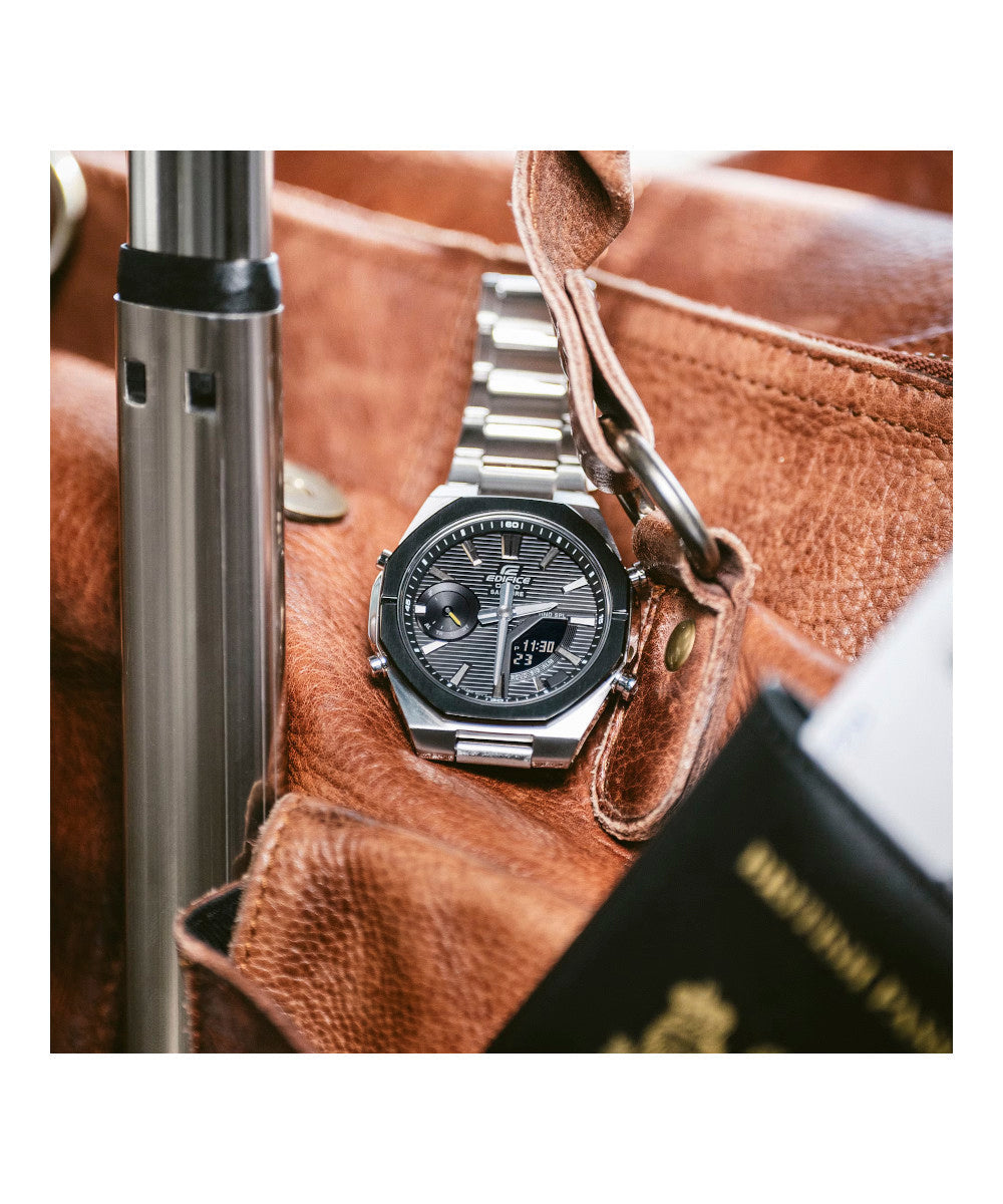 RELOJ PARA HOMBRE CASIO EDIFICE ECB-S10DB-1ADF -NEGRO