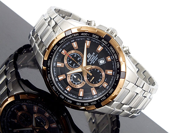 RELOJ ANALÓGICO PARA HOMBRE CASIO EDIFICE EF-539D-1A5VUDF - PLATEADO