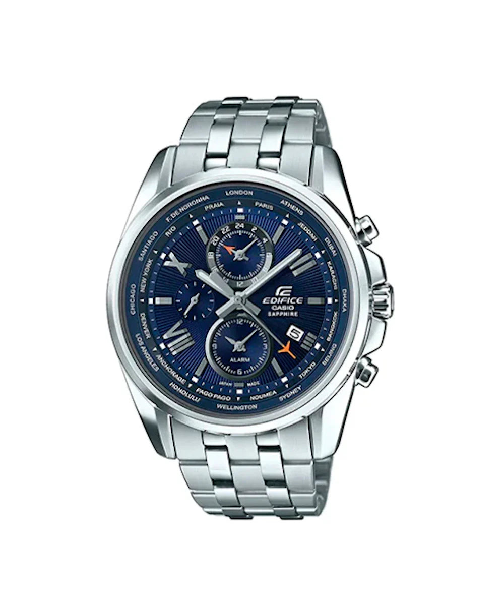 RELOJ ANALÓGICO PARA HOMBRE CASIO EDIFICE EFB-301JD-2ADR - PLATEADO