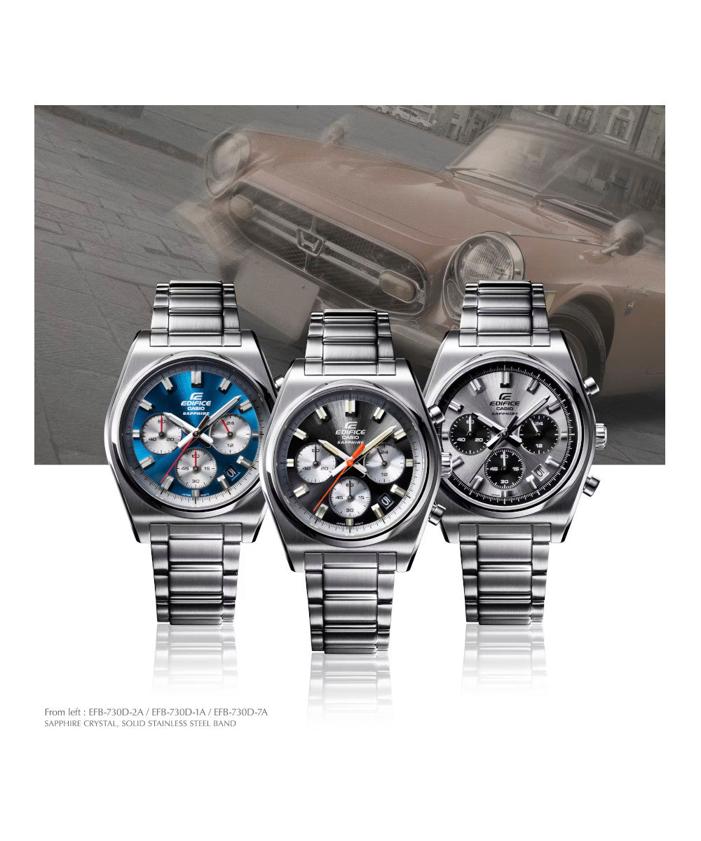 RELOJ PARA HOMBRE CASIO EDIFICE EFB-730D-2AVUDF -AZUL