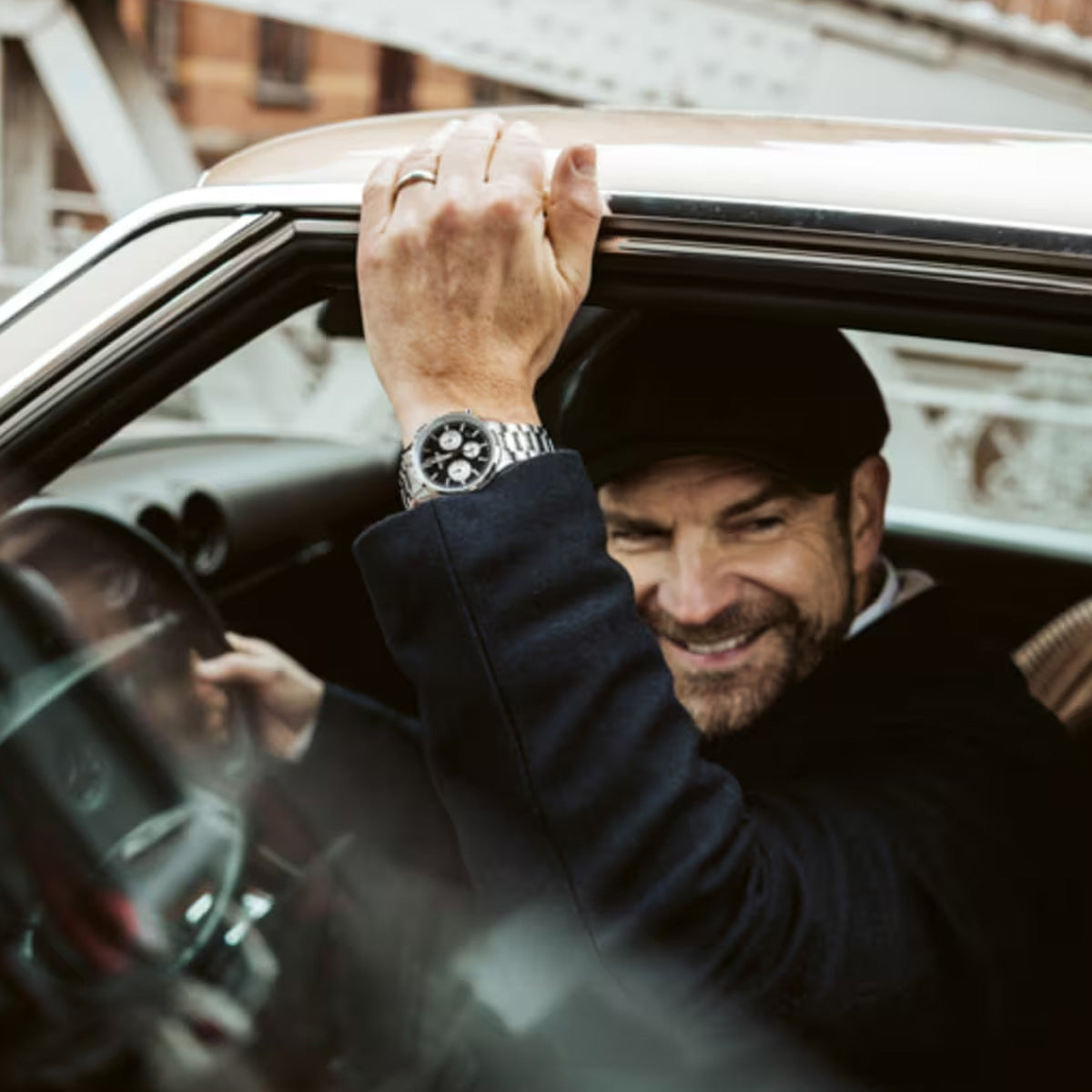 RELOJ ANALÓGICO PARA HOMBRE CASIO EDIFICE EFR-575D-1ADF - PLATEADO