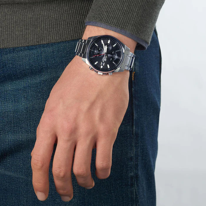 RELOJ ANALÓGICO PARA HOMBRE CASIO EDIFICE EFV-610D-1AVUDF - PLATEADO