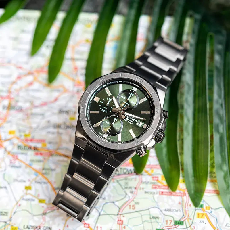 RELOJ PARA HOMBRE CASIO EDIFICE EFV-640DC-3AVUDF -VERDE