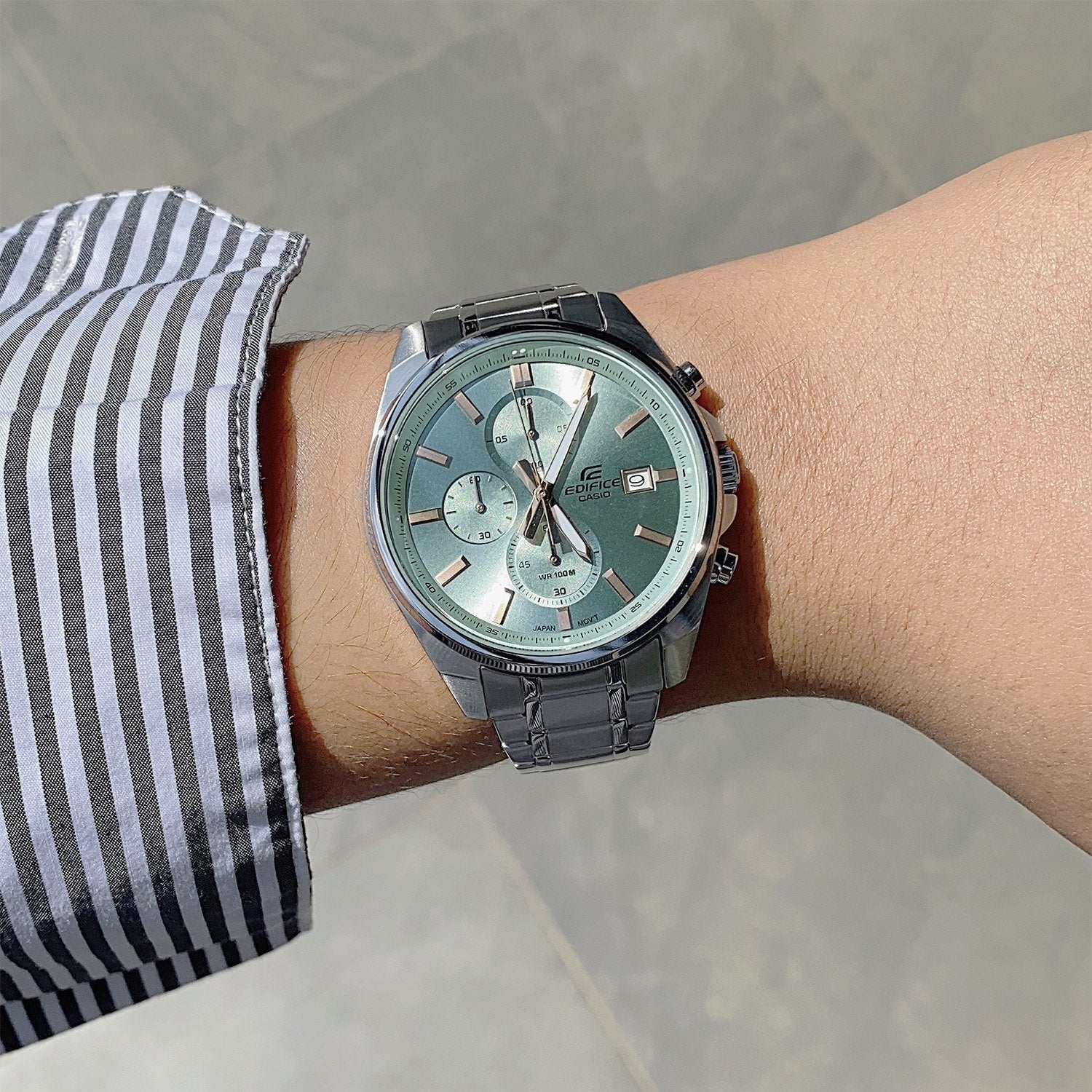 RELOJ PARA HOMBRE CASIO EDIFICE EFV-610DE-3AUDF - VERDE