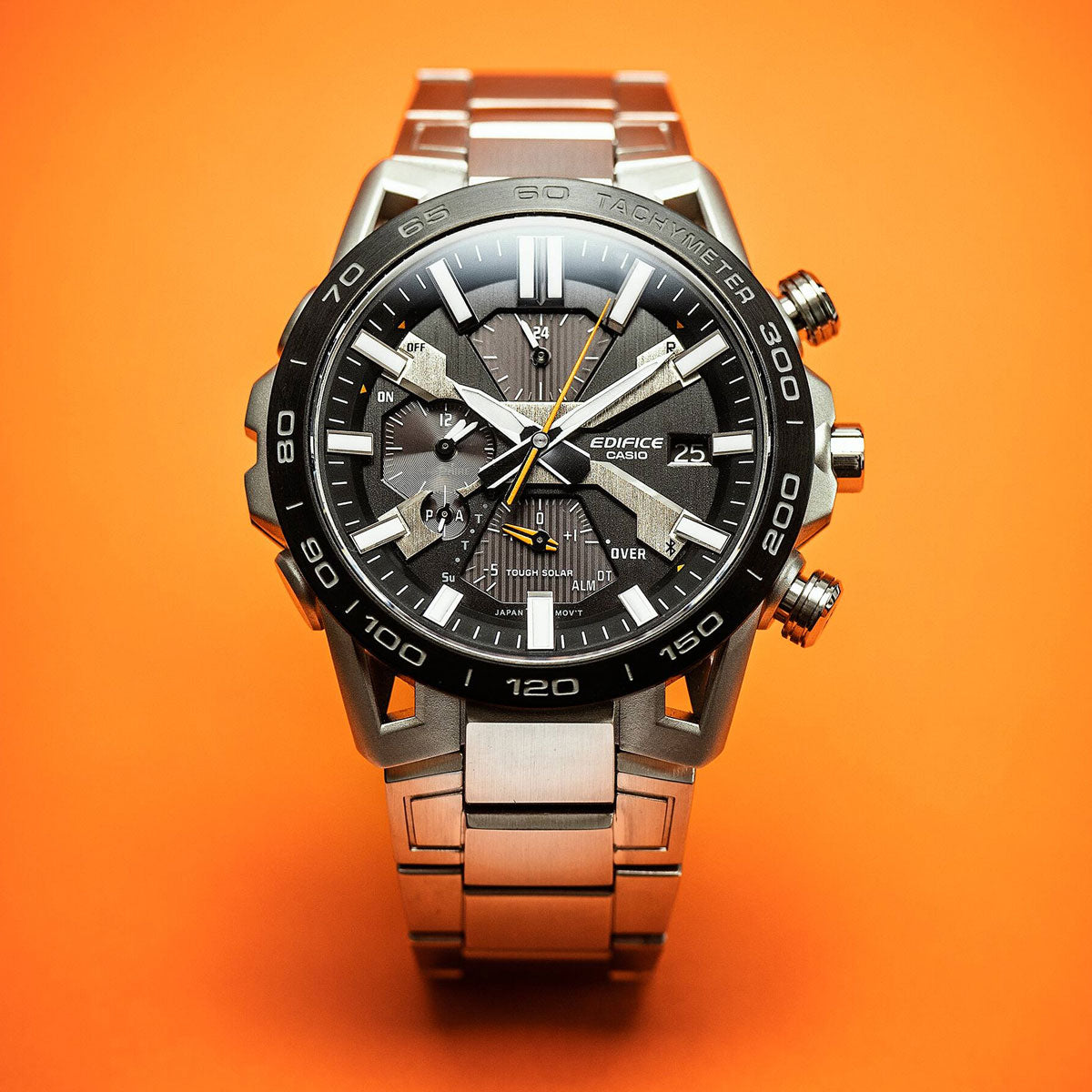 RELOJ ANALÓGICO PARA HOMBRE CASIO EDIFICE EQB-2000DB-1ADR - PLATEADO