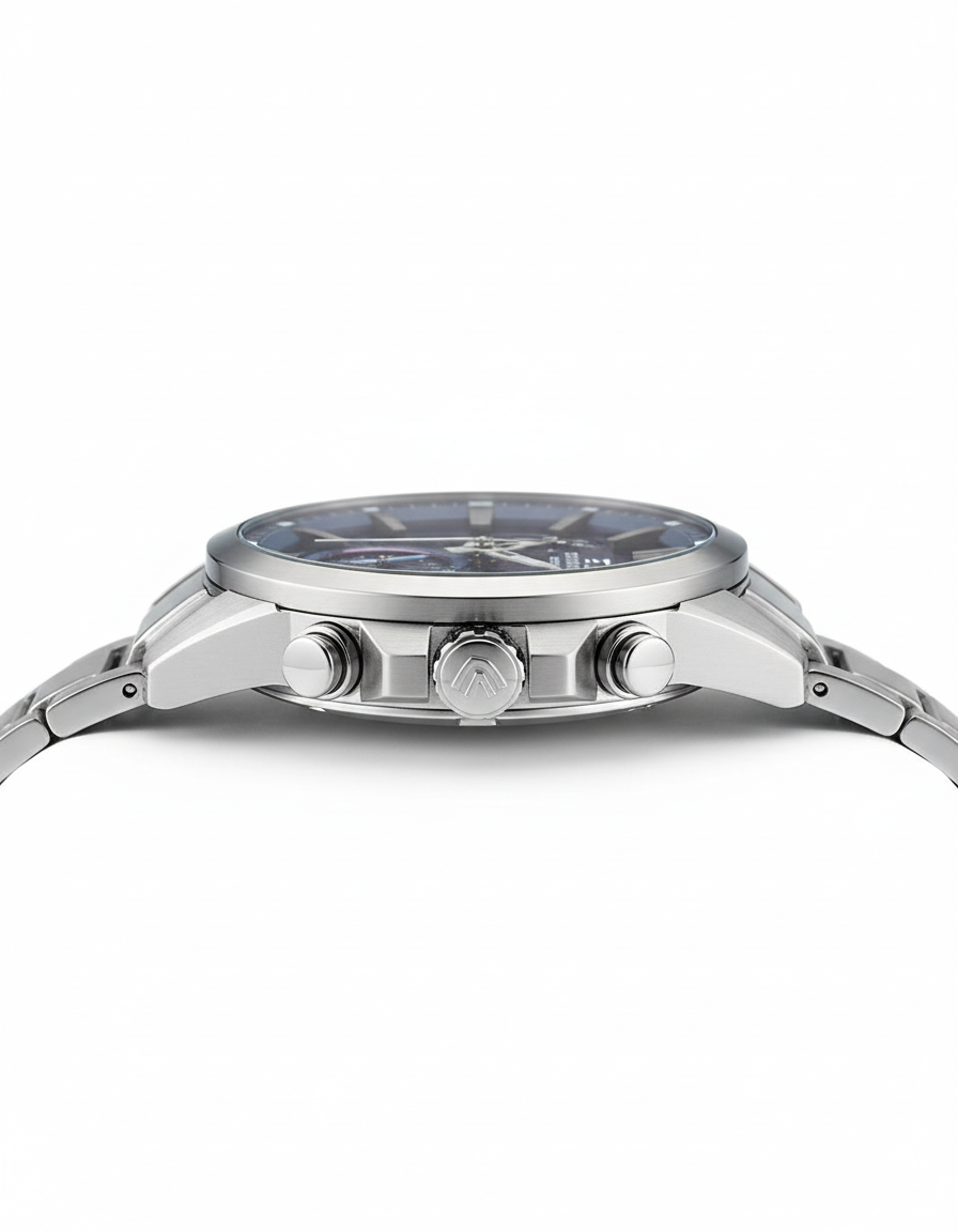 RELOJ ANALÓGICO PARA HOMBRE CASIO EDIFICE EQB-700D-2ADR - PLATEADO