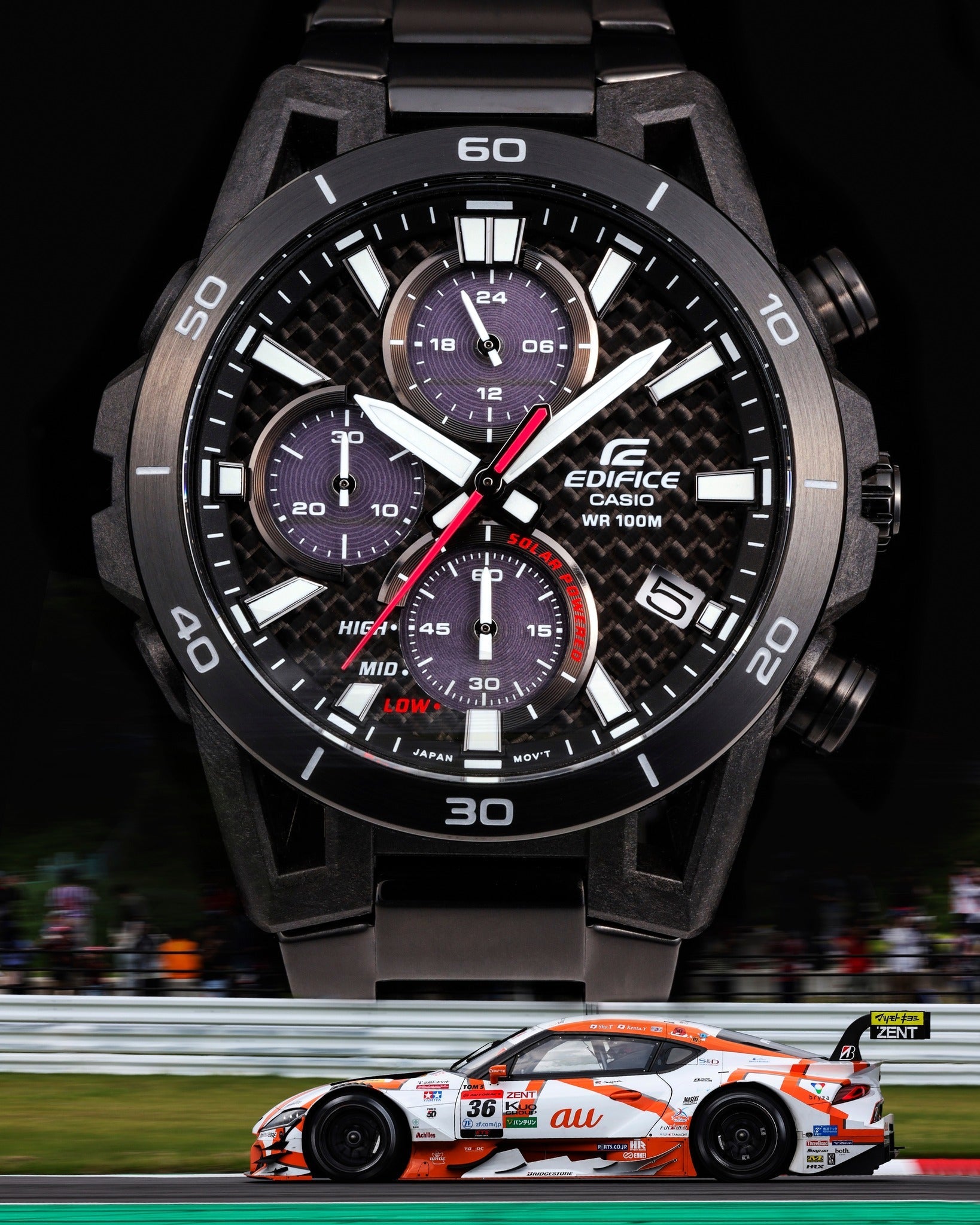 EQS-960DC-1AVUDF RELOJ PARA HOMBRE CASIO EDIFICE - NEGRO