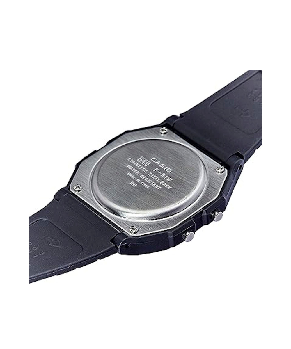 RELOJ CASIO F-91WB-1ADF -NEGRO