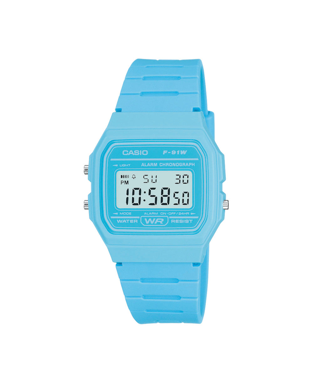 RELOJ CASIO F-91WC-2ADF -AZUL