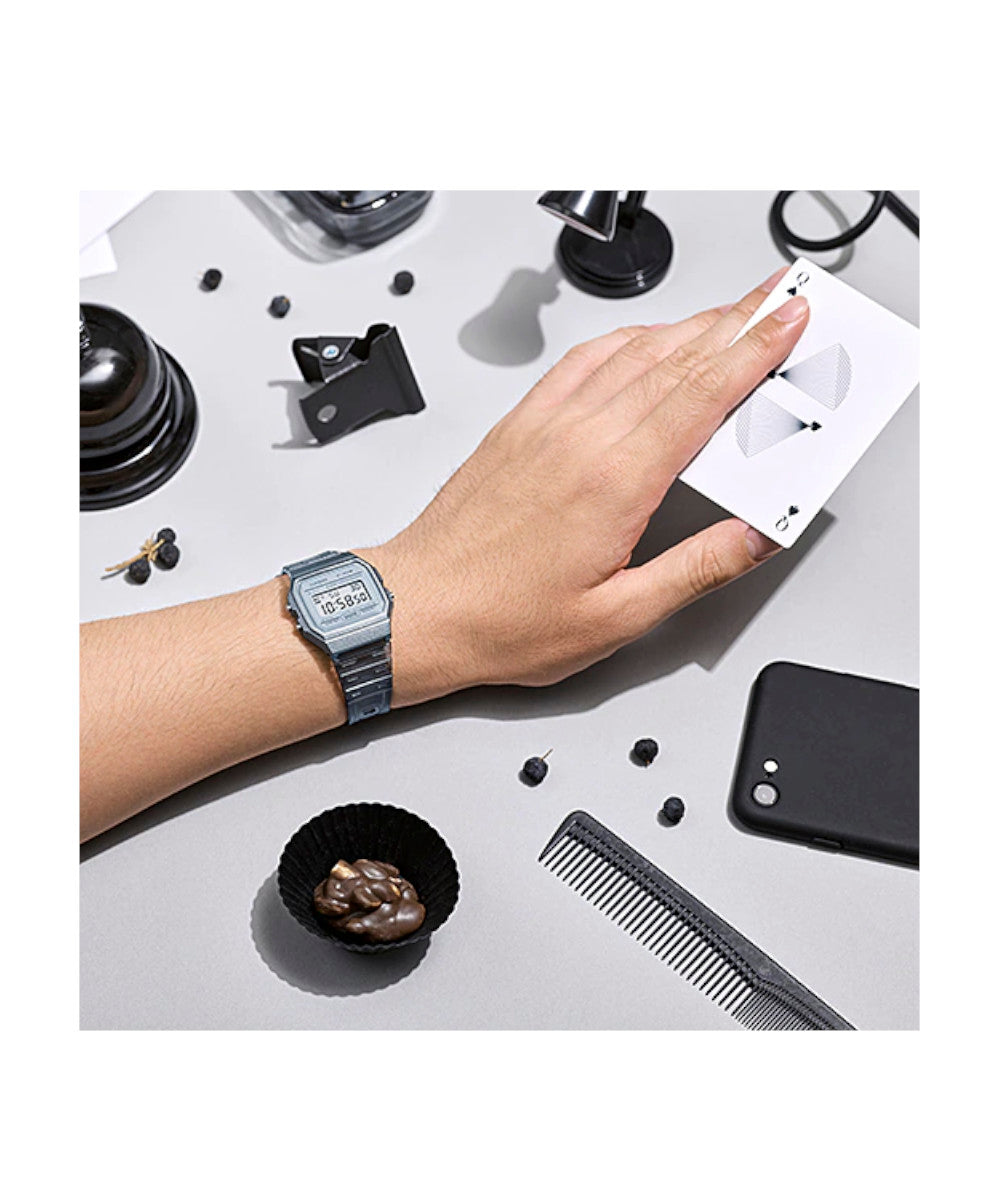 RELOJ CASIO F-91WS-8DF -GRIS