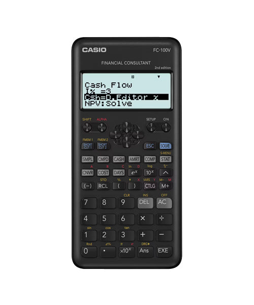 CALCULADORA CASIO FC-100V-2-W-DT