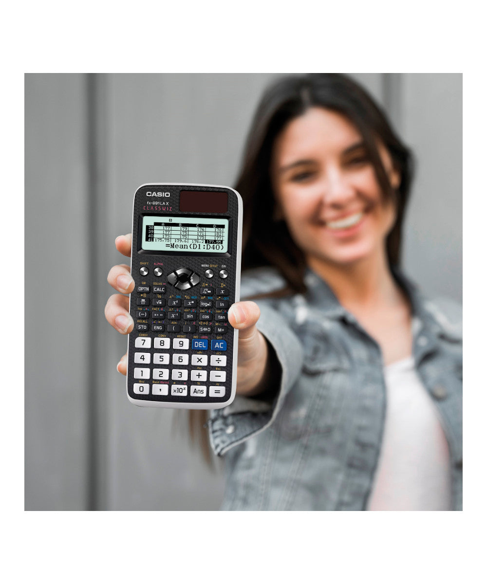 CALCULADORA CASIO FX-991LAX-BK-W-DH