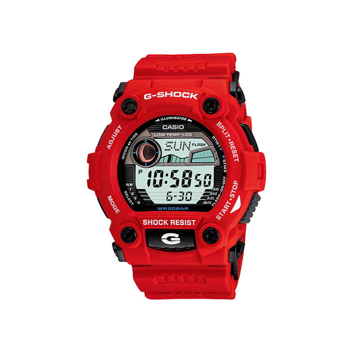 RELOJ DIGITAL PARA HOMBRE CASIO G-SHOCK G-7900A-4DR - ROJO
