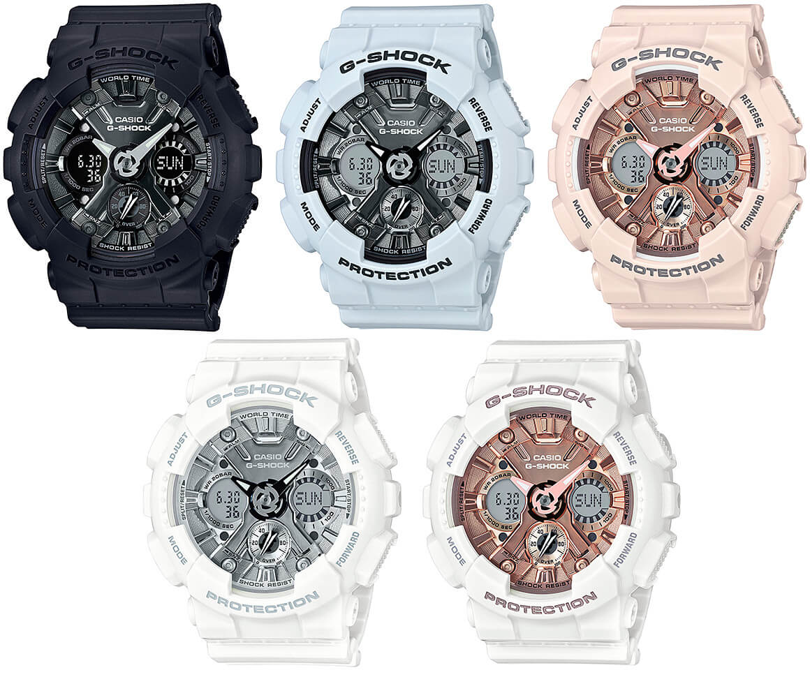 RELOJ ANÁLOGO DIGITAL PARA MUJER CASIO G-SHOCK GMA-S120MF-4ADR - ROSADO