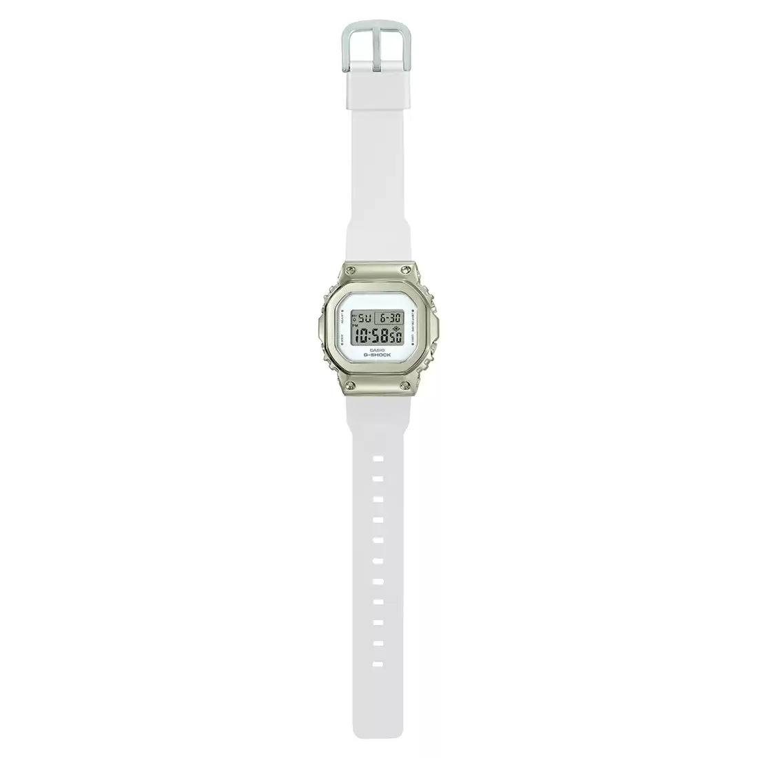RELOJ DIGITAL PARA MUJER CASIO G-SHOCK GM-S5600G-7DR - BLANCO