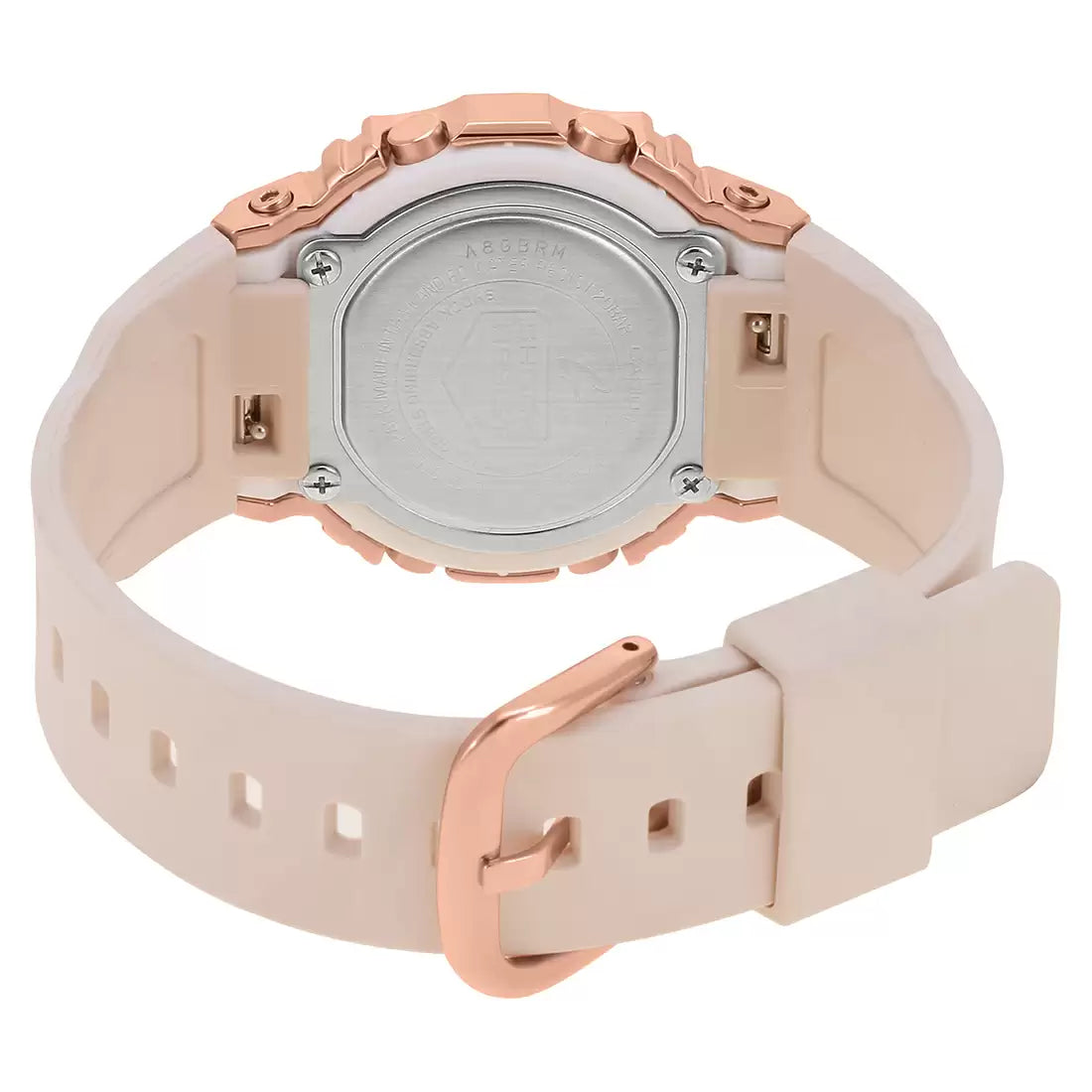 RELOJ DIGITAL PARA MUJER CASIO G-SHOCK GM-S5600PG-4DR - DORADO