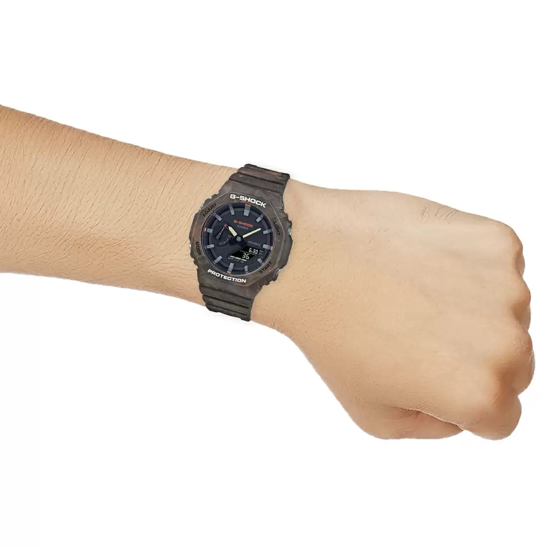 RELOJ ANÁLOGO DIGITAL PARA HOMBRE CASIO G-SHOCK GA-2100FR-5ADR - MARRÓN