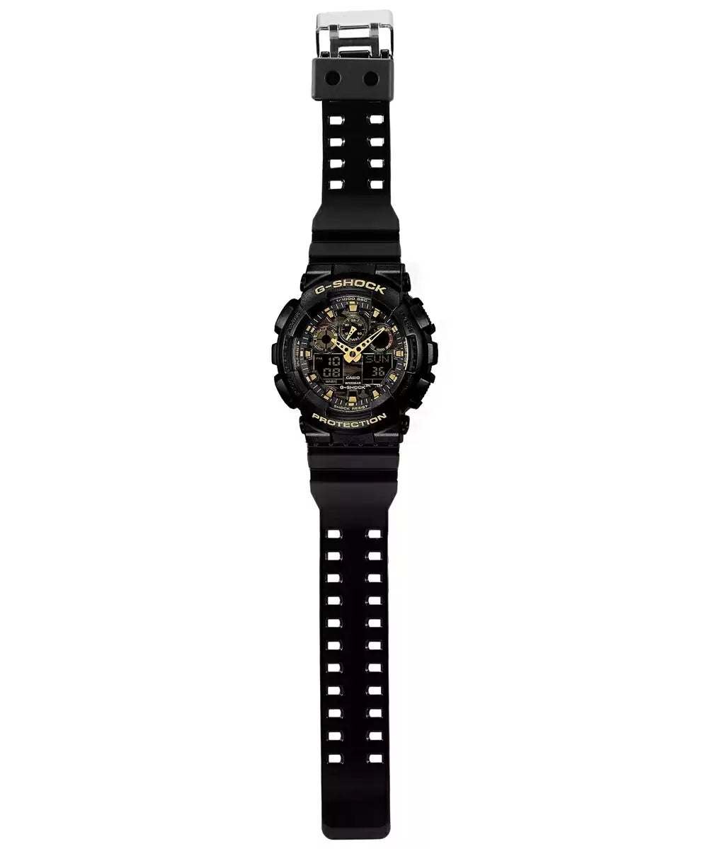 RELOJ ANÁLOGO DIGITAL PARA HOMBRE CASIO G-SHOCK GA-100CF-1A9DR - NEGRO