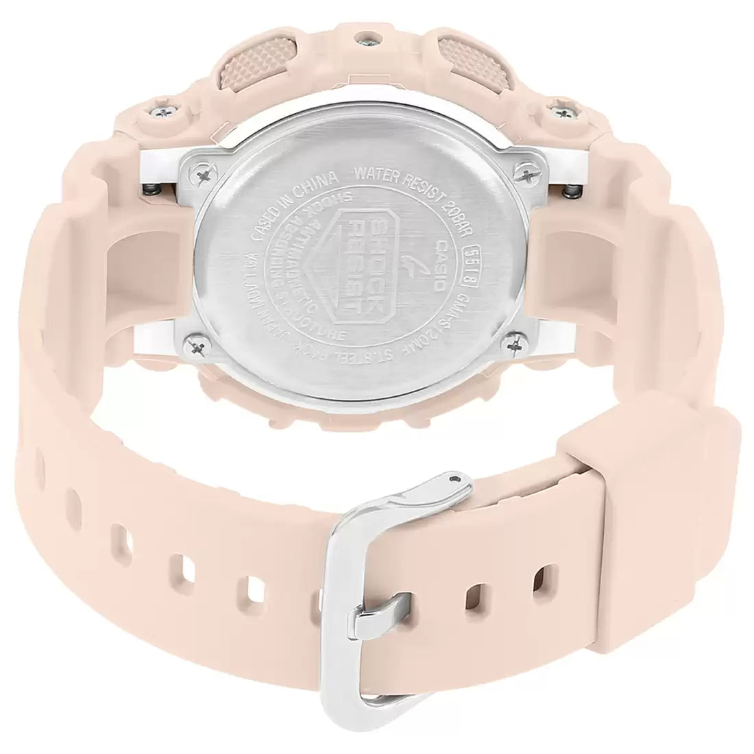 RELOJ ANÁLOGO DIGITAL PARA MUJER CASIO G-SHOCK GMA-S120MF-4ADR - ROSADO