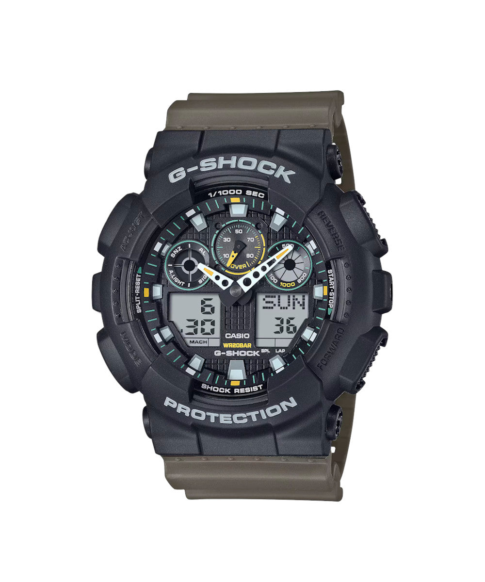 RELOJ CASIO G-SHOCK GA-100TU-1A3DR- VERDE
