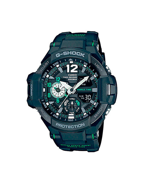 RELOJ ANÁLOGO DIGITAL PARA HOMBRE CASIO G-SHOCK GA-1100-1A3DR - NEGRO