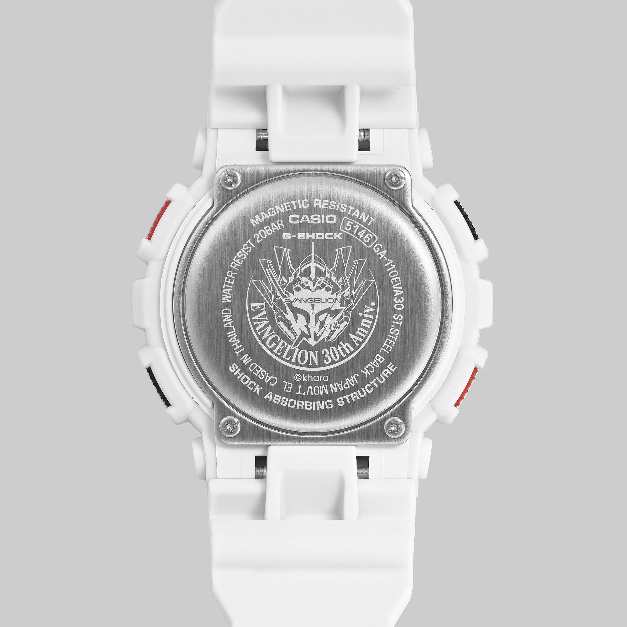 RELOJ G-SHOCK X EVANGELION GA-110EVA30-7ADR - BLANCO