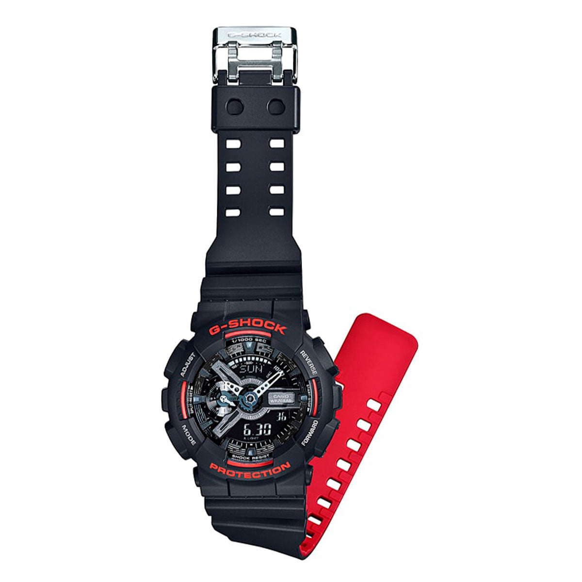 RELOJ ANÁLOGO DIGITAL PARA HOMBRE CASIO G-SHOCK GA-110HR-1ADR - NEGRO