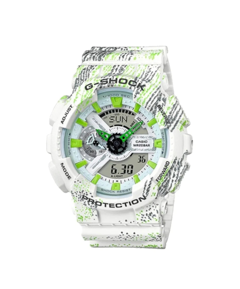 RELOJ ANÁLOGO DIGITAL PARA HOMBRE CASIO G-SHOCK GA-110TX-7ADR - BLANCO