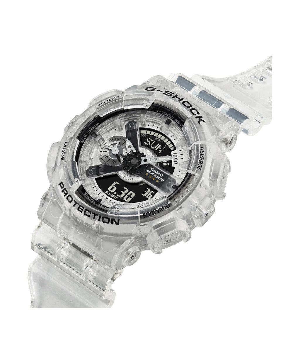 RELOJ ANÁLOGO DIGITAL PARA HOMBRE CASIO G-SHOCK GA-114RX-7ADR - TRANSPARENTE