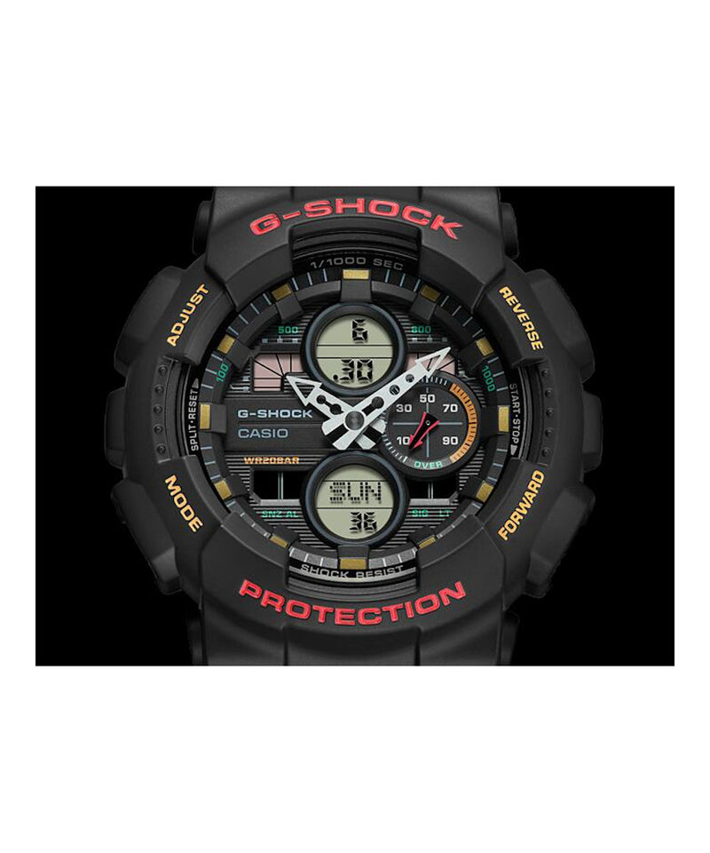 RELOJ ANÁLOGO DIGITAL PARA HOMBRE CASIO G-SHOCK GA-140-1A4DR - NEGRO