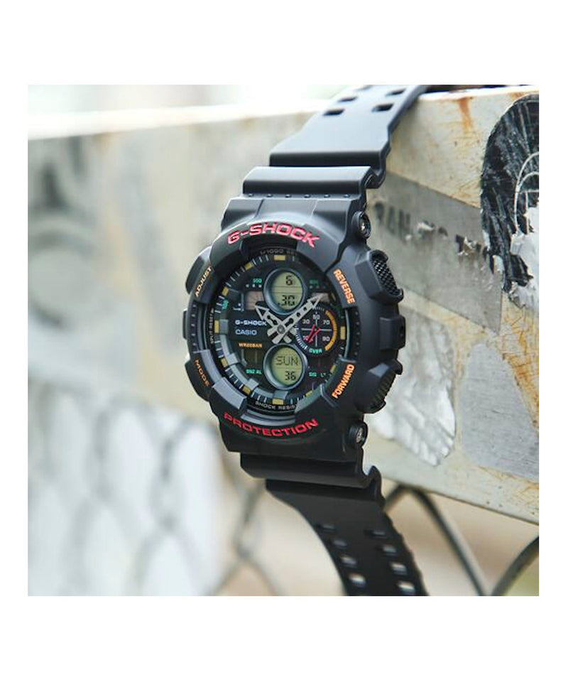 RELOJ ANÁLOGO DIGITAL PARA HOMBRE CASIO G-SHOCK GA-140-1A4DR - NEGRO