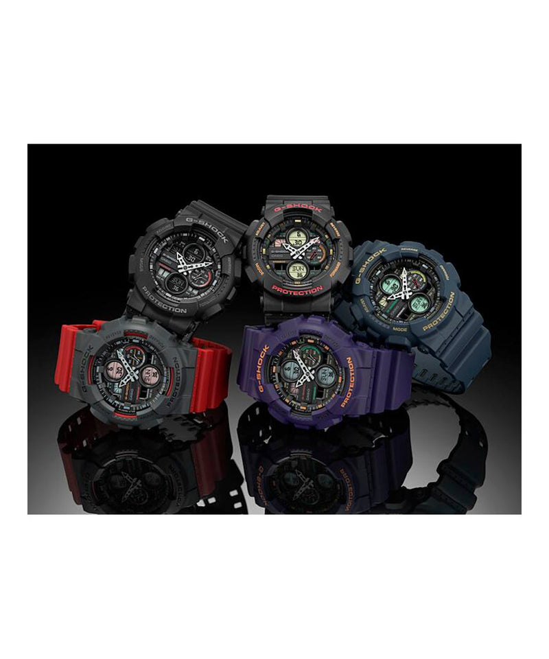 RELOJ ANÁLOGO DIGITAL PARA HOMBRE CASIO G-SHOCK GA-140-1A4DR - NEGRO