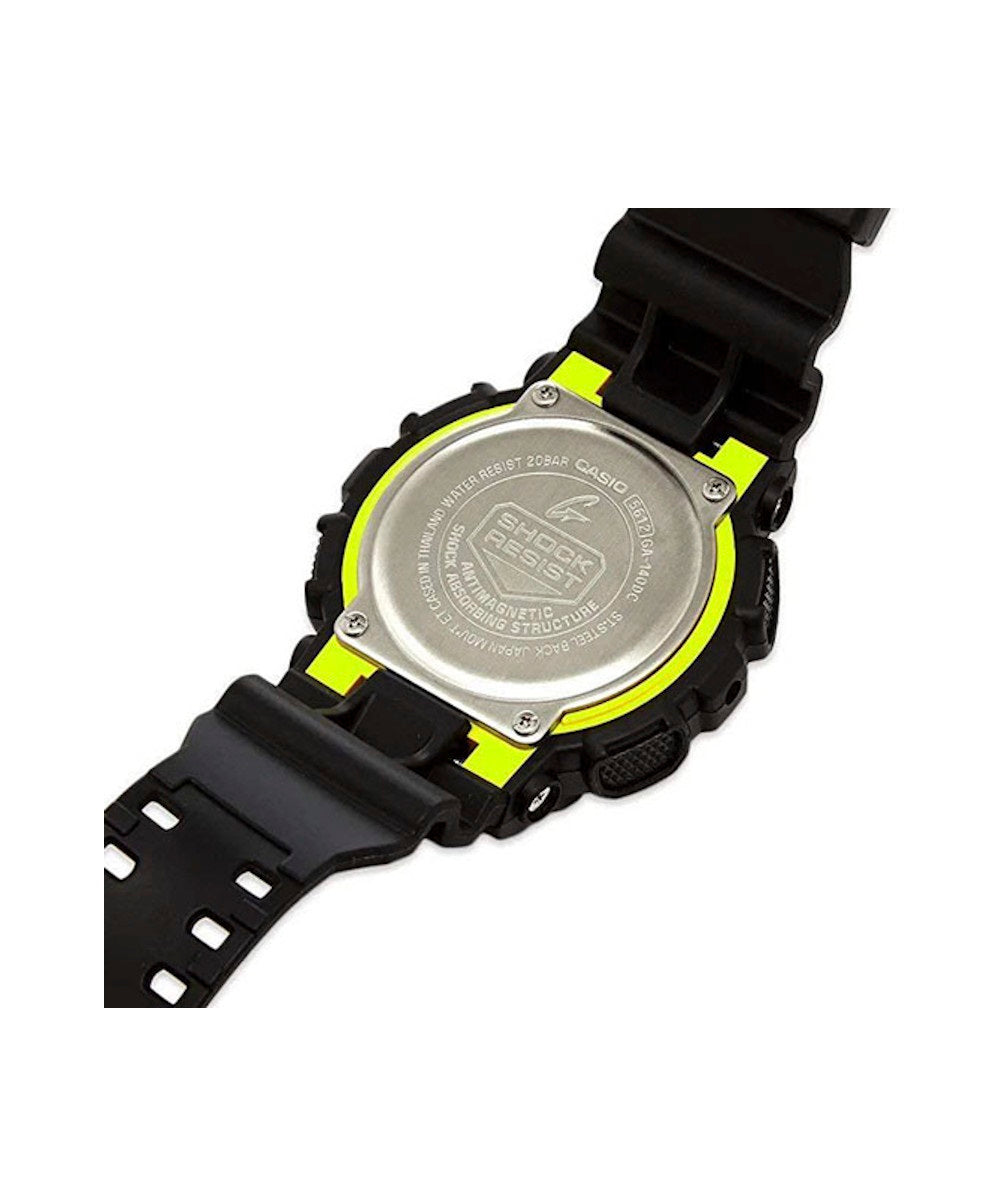RELOJ CASIO G-SHOCK GA-140DC-1ADR- NEGRO