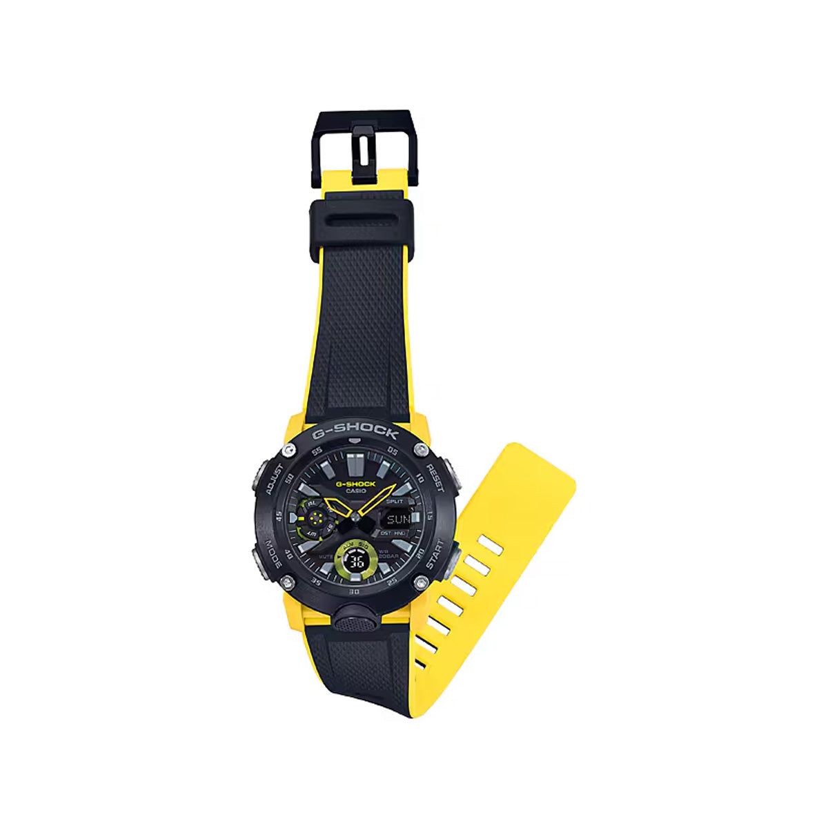 RELOJ ANÁLOGO DIGITAL PARA HOMBRE CASIO G-SHOCK GA-2000-1A9DR - NEGRO