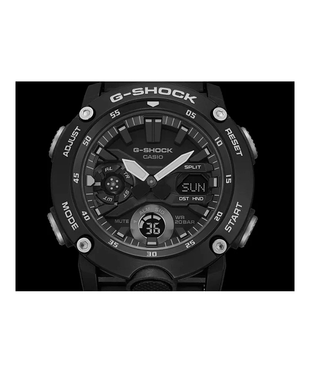 RELOJ CASIO G-SHOCK GA-2000S-1ADR- NEGRO