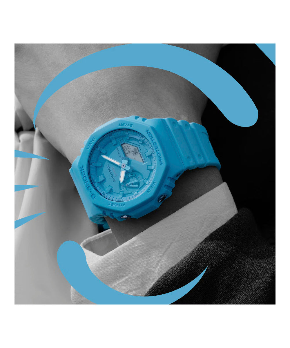 RELOJ CASIO G-SHOCK GA-2100-2A2DR- AZUL