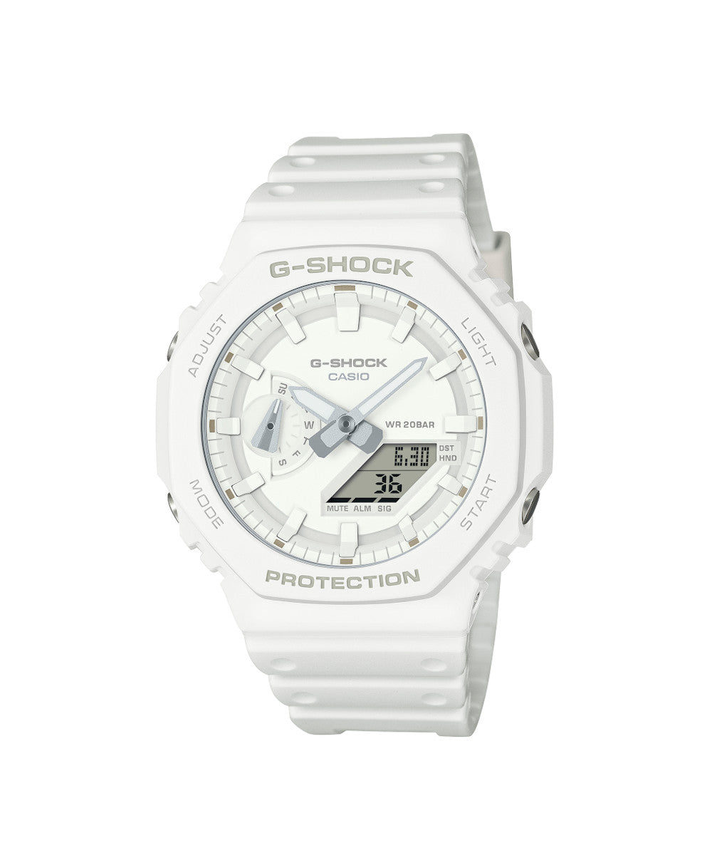RELOJ CASIO G-SHOCK GA-2100-7A7DR- BLANCO
