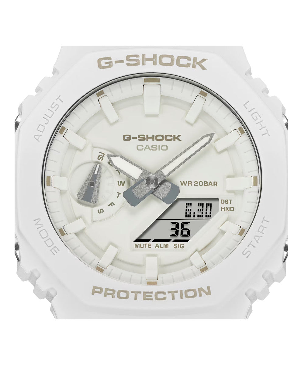 RELOJ CASIO G-SHOCK GA-2100-7A7DR- BLANCO