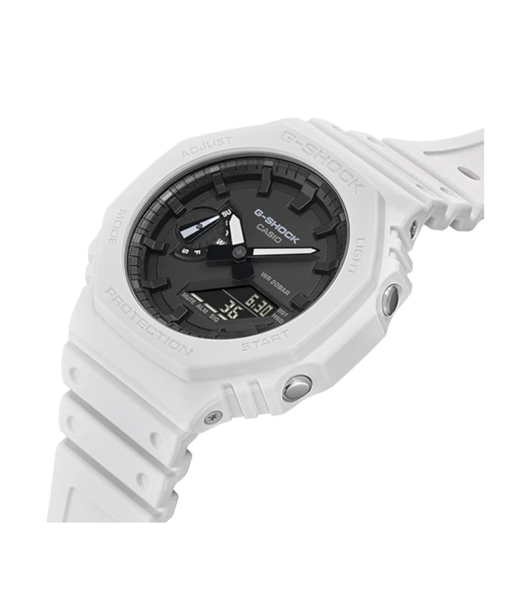 CASIO G-SHOCK GA-2100-7ADR – RELOJ ANÁLOGO DIGITAL PARA HOMBRE – BLANCO