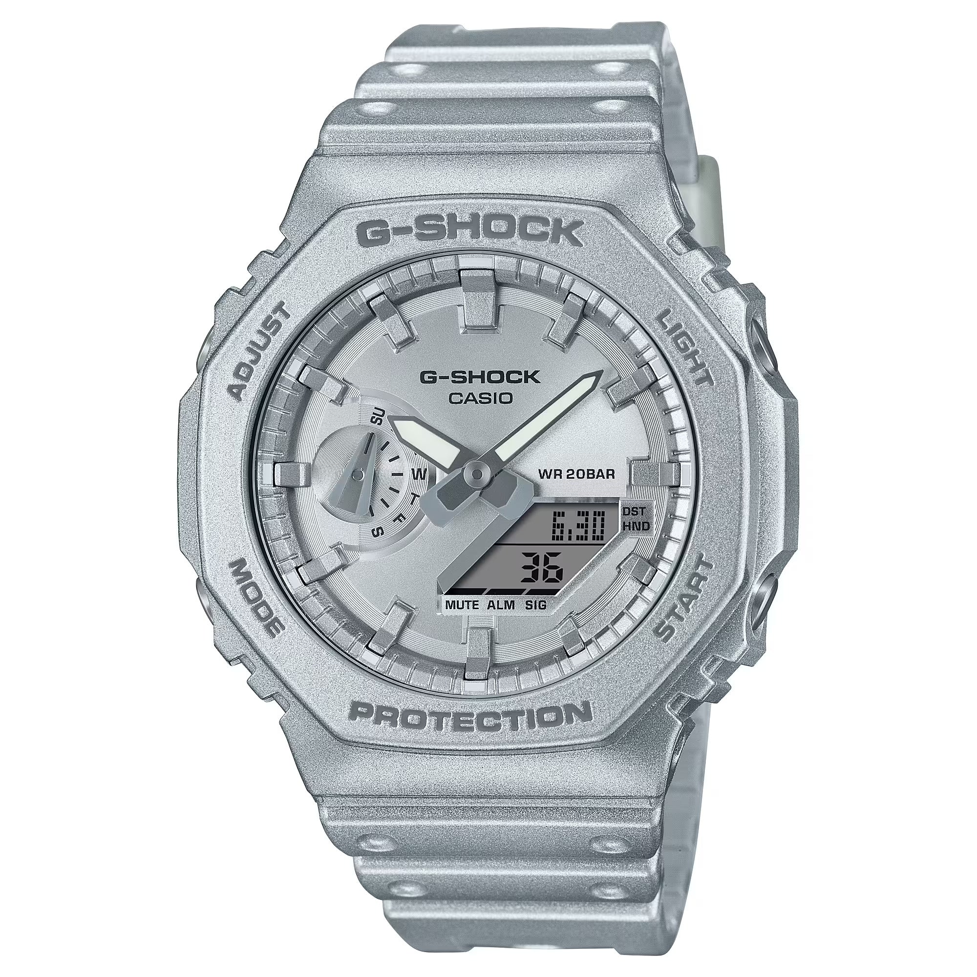 RELOJ ANÁLOGO DIGITAL PARA HOMBRE CASIO G-SHOCK GA-2100FF-8ADR - GRIS