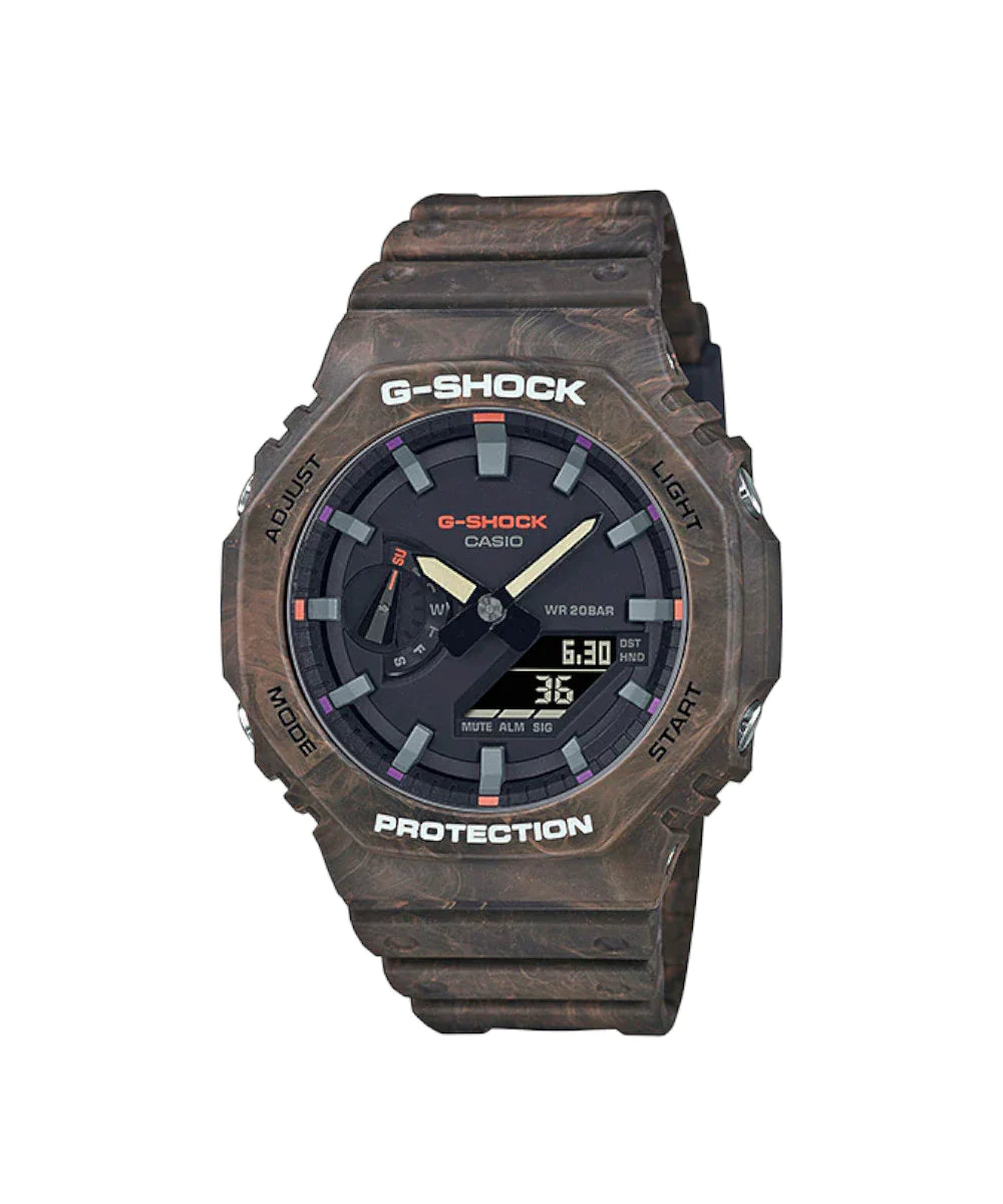 RELOJ ANÁLOGO DIGITAL PARA HOMBRE CASIO G-SHOCK GA-2100FR-5ADR - MARRÓN
