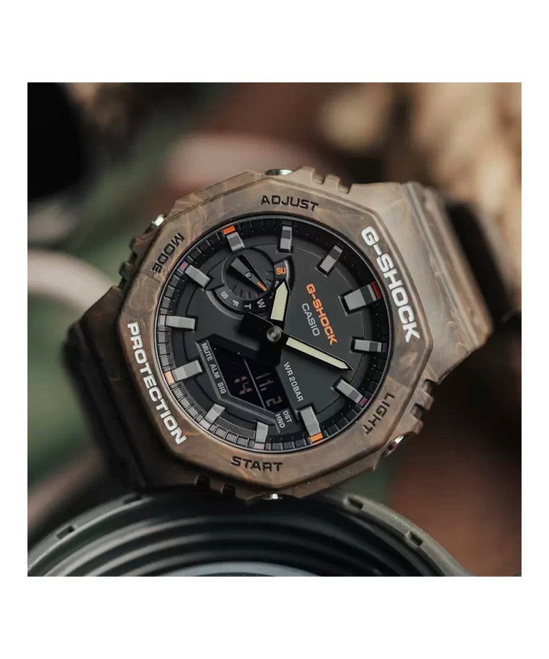 RELOJ ANÁLOGO DIGITAL PARA HOMBRE CASIO G-SHOCK GA-2100FR-5ADR - MARRÓN