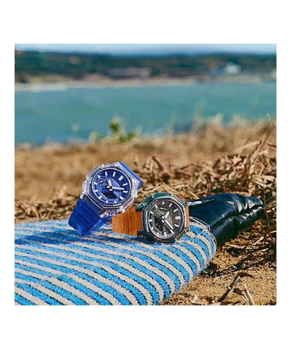 RELOJ CASIO G-SHOCK GA-2100HC-4ADR- NARANJADO